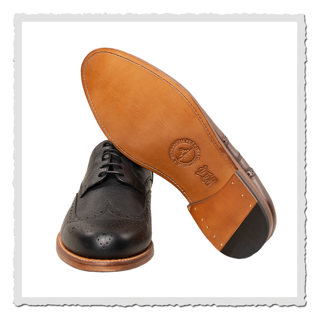 1938 Cricketeer Shoe black – eleganter Pike Brothers Herrenschuh aus Leder